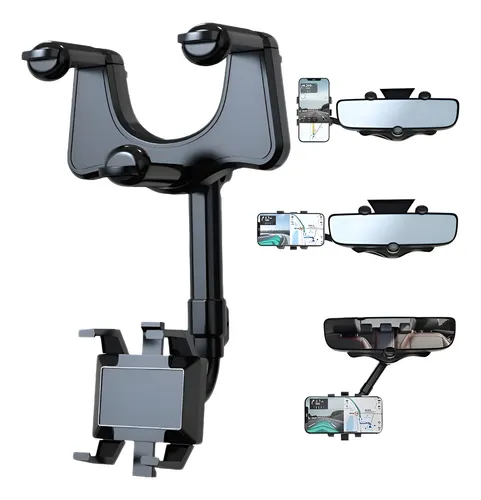 Suporte Celular Automotivo Mesa Painel Retrovisor - TOMATE  MTG 216