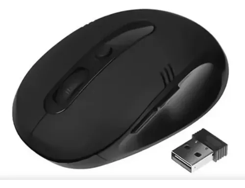 Mouse Óptico Sem Fio Wirelless 2.4ghz 6 Botões P/ Escritório