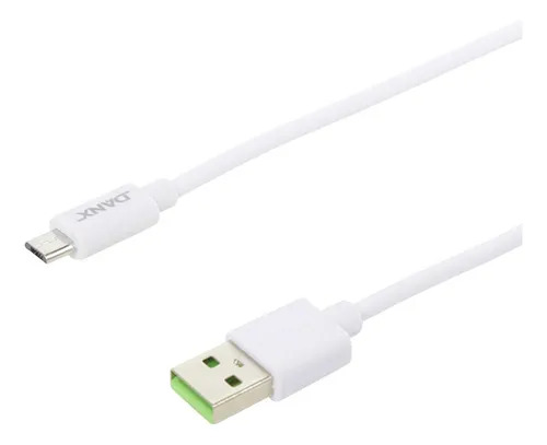Cabo de Dados Micro USB V8 2.4 A - 1 Metro 1 Ano de Garantia