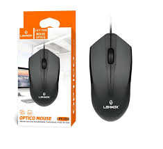 Mouse Óptico Lehmox LEY-1506 1600 DPI USB 3 Botões / Preto